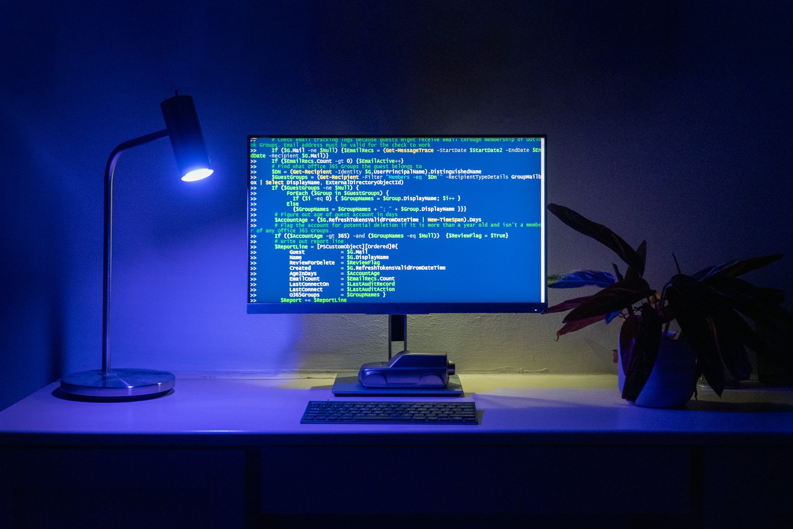 ソースコードを表示したPCの開発環境